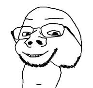 beard deformed glasses small subvariant:wholesome_soyjak variant:gapejak // 600x567 // 14.3KB