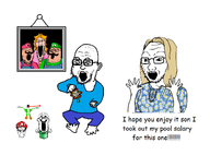 baby beard body ear female fingerboy fire_flower glasses hair hand holding_object luigi mario mushroom my_mario nintendo open_mouth picture_frame princess_peach soy soyjak stubble subvariant:chudjak_front subvariant:longplier text torso trend:soyjak_trio variant:chudjak variant:floweyjak variant:gapejak variant:markiplier_soyjak variant:marv variant:soyak variant:tony_soprano_soyjak video_game white_skin woman wrinkles yoshi // 1196x882 // 187.0KB