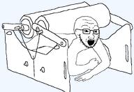 autism beard full_body glasses open_mouth original_content steamroller stubble variant:soyak wrinkles // 1600x1100 // 40.9KB