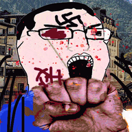 animated anime arm blood bloodshot_eyes bouncing clothes crying dead fire full_body gun hair hand hanging irl_background leg mustache open_mouth purple_hair rope shoe shot skirt smile soyjak suicide thumbnail_bait tranny variant:bernd variant:chudjak // 370x377 // 3.1MB