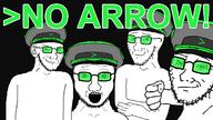 4soyjaks arm arrow closed_mouth clothes crossed_arms ear front_facing glasses hand hat open_mouth punch series:arrow_police smug stubble subvariant:soyak_front that_one_fucking_picture_of_nate_being_a_smug_little_bastard tinted_glasses variant:soyak wallpaper // 1366x768 // 117.3KB