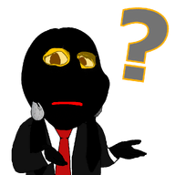 big_eyes black_hair brown_eyes clothes cobblestone cobblestone_(user) confused cutebooru_(user) distorted female girl glasses necktie neutral pigtails question_mark red_lips red_tie series:cobblestonemoji shrugging soyjak_wiki subvariant:gapejak_female suit text transparent_background twintails vantablack vantablack_skin variant:gapejak yellow_glasses