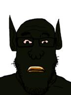 amerimutt beige_sclera dark_skin la_luz_extinguida neutral pointy_ears subvariant:neutralplier variant:markiplier_soyjak // 600x800 // 23.8KB