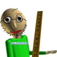 bald baldiaryan_(user) balding baldis_basics eyes glasses green_shirt hair lips meta:namefags nose number numbers red_lips ruler smile stubble transparent_background variant:unknown // 512x512 // 97.3KB