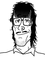 anime anime_eyes anime_female glasses mullet mustache sisa variant:mulletjak // 838x1072 // 23.1KB