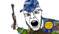 badge clothes fortnite hat holding_gun open_mouth soyjak variant:yurjak // 768x442 // 240.9KB