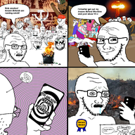 award bald balding brainlet brown_skin comic communism drool fire garbage hand holding_object hypnosis hypnotized islam maga maga_hat nas:wojak nervous nigger nuclear nuclear_explosion open_mouth phone quran retard scared smug spiral stubble subvariant:retarded_gapejak subvariant:soyak_(concerned) subvariant:soyak_(smirk) subvariant:soyak_(smug) tranny trash variant:bernd variant:chudjak variant:feraljak variant:soyak variant:unknown wordswordswords // 2048x2048 // 3.1MB