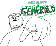 absolute_gem gem gemerald glasses hair open_mouth pointing soyjak text variant:scabrjak // 1393x1158 // 204.3KB