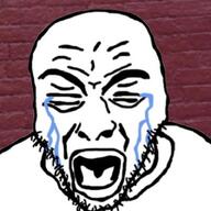 album_cover brick clothes crying damn_(kendrick_lamar_album) hair kendrick_lamar music open_mouth soyjak stubble teeth tongue variant:rupturejak wall // 928x929 // 1.0MB