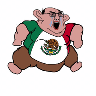 angry animated bloodshot_eyes clothes crying ear fat full_body mexico meximutt monkey_dance tshirt variant:chudjak white_skin // 1920x1080 // 4.9MB