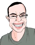 closed_mouth clothes ear glasses grin hair patrick_crusius redraw soyjak subvariant:chudjak_front variant:chudjak white_skin // 805x1026 // 221.0KB