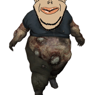 3d amerimutt animated bald boomer_(left_4_dead) brown_skin clothes corpse ear fat full_body left_4_dead_(series) lips looking_at_you obese rotting running smile stubble subvariant:impish_amerimutt subvariant:impish_front symmetrical translucent translucent_background transparent transparent_background variant:impish_soyak_ears video_game walking zombie // 411x488 // 610.7KB