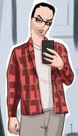 chud handsome mirror redraw selfie // 727x1272 // 1.8MB