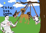 animal animal_abuse anti_furry buff bwc dog grass hanging judaism more muscles muscular_male oh_my_god_she_is_so_attractive rope sky smile tattoo tdd tranny tree variant:chudjak variant:dogjak variant:feraljak zeta zoophile zoophilia // 2100x1500 // 894.3KB