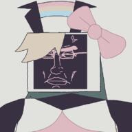 artist:xxx_skibidisigma_xxx blond bow female fpe fpegem fundamental_paper_education rainbow robot ruby_fpe subvariant:perceptive_chud trend:aryan ttd_machine variant:chudjak // 799x799 // 16.7KB