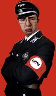 armband aryan belt clitty clothes collar_tabs crying hat irl military_hat military_jacket military_uniform nazi_germany nazism patrick_crusius peaked_cap photoshop queen_of_spades sad subvariant:chudjak_front totenkopf twp uniform variant:chudjak // 1197x2034 // 109.3KB