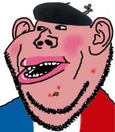 amerimutt bed_bug bug clothes ear flag flag:france flushed france hat lips mutt pink_skin rat subvariant:impish_amerimutt variant:impish_soyak_ears // 598x686 // 178.2KB