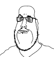 bald chill father glasses stache stubble subvariant:scientolodad teeth variant:scientolojak // 682x720 // 12.7KB