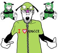 3soyjaks animal clothes dog foot gir glasses i_heart i_heart_nigger invader_zim nickelodeon nigger open_mouth pointing pun stubble tongue variant:impish_soyak_ears variant:shirtjak white_background zipper // 618x559 // 92.4KB
