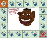 afro arrow big_lips big_nose brown_skin ear game go hair jail meta:not_oc nas:tyrone negro negroid nigger pointing sheeeit text tyrone yellow_teeth // 500x404 // 46.6KB