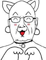 ^^ cat_ear glasses klaus_schwab open_mouth subvariant:schwabjak_front variant:schwabjak // 632x810 // 54.4KB