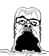 distorted eyebrows flabbergasted mouth_open shocked stubble variant:a24_slowburn_soyjak // 454x520 // 44.3KB