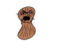 angry bloodshot_eyes food glasses large_eyebrows nut objectsoy open_mouth peanut redraw soyjak stubble variant:soyak // 534x457 // 10.1KB