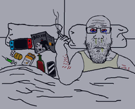 addiction alcoholic alone alone_in_the_dark bassoon bed blacked blanket bloodshot_eyes cigar cigarette crying cuts depressed drugs gooner goycattle lonely magazine meds messy_beard night night_time nintendo nintendo_switch orange phone pillow porn_addiction porn_hub red_eyes runny_nose series:me_and_your_mom smoke smoking subvariant:neutralplier suicidal syringe troon variant:markiplier_soyjak video_game vine wasted_the_entire_life_award white_background worthless worthless_jobless_niggers // 745x600 // 48.6KB