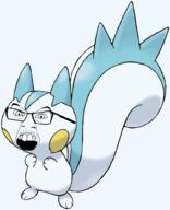angry ear glasses large_tail monster mustache nintendo open_mouth pachirisu pokemon sinnoh soyjak trend:squirreljakking variant:feraljak video_game // 810x1000 // 345.9KB