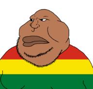 bolivia closed_mouth countrywar fat flag flag:bolivia obese soyjak stubble variant:meximutt // 888x849 // 17.0KB