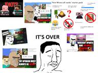 fandom its_over minecraft minecraft_community steve_(minecraft) text variant:chudjak variant:wojak villager_(minecraft) youtube youtube_thumbnail youtuber // 2000x1500 // 1.7MB
