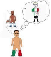argentina brown_skin glasses italy nsfw small_penis subvariant:chudjak_front subvariant:obsessedchud subvariant:unbotheredchud thinking variant:chudjak white_skin // 1634x1834 // 168.3KB