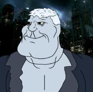 batman_(series) buff dc_comics gotham_city grey_skin muscles night skyline solomon_grundy subvariant:mexiaryan variant:meximutt villain white_hair yellow_sclera zombie // 886x872 // 393.6KB