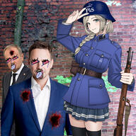 andrzej_duda anime blond blood blue_eyes donald_tusk gun gunshot helmet leggings meta:tagme military military_uniform poland politics prime_minister rebel rifle salute soldier tagme_character_name variant:bernd // 1280x1280 // 410.7KB