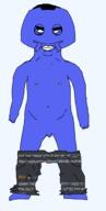 angry clothes discord full_body glasses hair horn no_pupils penis purple_skin subvariant:obsessedchud text transparent_background variant:chudjak // 956x1900 // 232.6KB