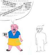 animal bbc confused dress flag:ukraine gooner hohol holding_object phone pig pigger pigroid russia scared star_of_david tbp tranny ukraine upset variant:bernd variant:soyak // 2000x2000 // 633.2KB