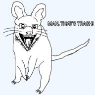 animal glasses open_mouth smug soyjak stubble text variant:unknown // 1280x1280 // 264.4KB