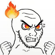 ai_but_not_completely_ai_doe angry beard fire meta:ai_generated rage soyjak variant:soyak weird // 223x222 // 51.8KB