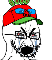IT2GB bloodshot_eyes broot cap clothes crying glasses hat open_mouth soyjak stubble template thick_eyebrows variant:cryboy_soyjak variant:impish_soyak_ears // 1080x1240 // 36.9KB