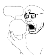 glasses holding_object meta:duplicate open_mouth sad scared soy soyjak stubble variant:talkingballsoyjak wrinkles // 1080x1350 // 69.4KB