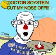 asylum beard clothes cloud desert ear glasses holding_object holding_plate id impjak_adventure noose nose objectsoy open_mouth road sky subvariant:wholesome_soyjak suicide sun surgery tranny transparent variant:bernd variant:feraljak variant:gapejak variant:platejak // 1366x1350 // 539.2KB