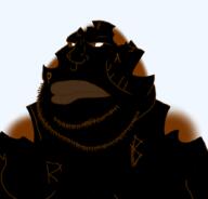 angry artist:crimsonvoidhydra1488 beard brap brown_eyes brown_outline closed_mouth letter lips poop variant:meximutt // 888x849 // 69.5KB