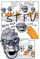 angry comic earth edit glasses greentext open_mouth planet plant solar_system soy_hurts_my_tummy soyjak space speech_bubble stubble text variant:a24_slowburn_soyjak variant:feraljak // 1889x2753 // 4.0MB