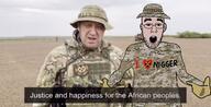 africa camouflage glasses irl_background multicam niger nigger open_mouth prighozin russia russo_ukrainian_war stubble variant:shirtjak wagner_group yevgeny_prigozhin // 1280x652 // 114.8KB
