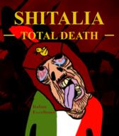 angry arm bloodshot_eyes chick crying dead hair helmet italy meta:tagme mustache nose roman_legionary_helmet soyjak spear stubble subvariant:brunetto text tongue variant:bernd writing // 1010x1152 // 525.9KB