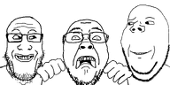3soyjaks are_you_soying_what_im_soying beard flabbergasted glasses hand hand_on_shoulder no_glasses scared smug subvariant:wholesome_soyjak teeth template transparent_background variant:bernd variant:gapejak variant:markiplier_soyjak white_skin // 1600x800 // 30.4KB