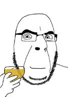 arm beer eyebrows gatsby glasses hand looking_at_you smile smug smurk stubble variant:cobson wine // 621x880 // 37.2KB