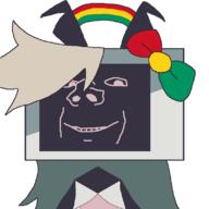 FPEgem Ruby_FPE aryan blond bow flag flag:Guinea fundamental_paper_education guinea robot subvariant:wholesome_soyjak variant:gapejak // 800x800 // 12.3KB