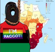 ACK! Congo ack africa aids black black_eyes black_skin brown_skin chad congo_free_state dead disease ethiopia faggot gay gay_flag hang hanged hanging homosexual kenya lesotho lgbt libya meta:tagme niger nigeria nigger pan_african red_eyes rope sick somalia south_africa south_sudan sudan tanzania variant:unknown // 607x573 // 385.4KB