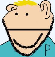 amerimutt beady_eyes canada closed_mouth clothes dark_hair ear letter phillip_(south_park) poker_face south_park soyjak stubble subvariant:impish_amerimutt subvariant:impish_canadian terrance_and_phillip variant:impish_soyak_ears yellow_skin // 598x628 // 105.6KB